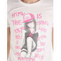 Diseño de Girl&#39;s Printing Fashion 100% Cotton Custom Men Tshirt